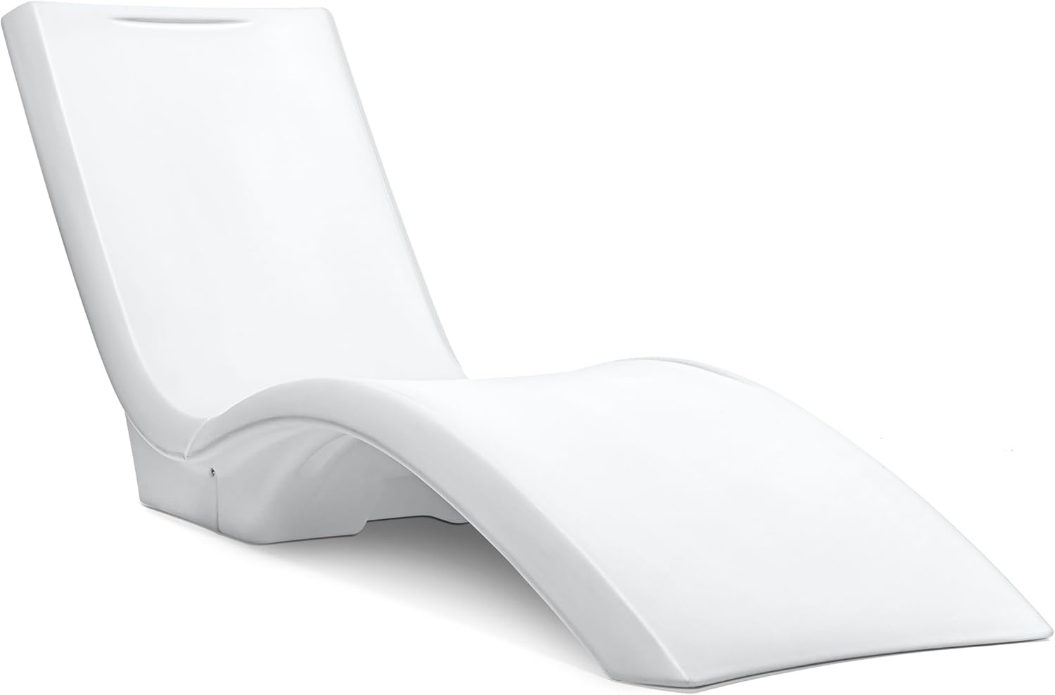 Step2 Vero Pool Lounger 2-Pack, Weighted in-Pool Lounge Chairs for Tanning Ledge and Baja Shelf, White