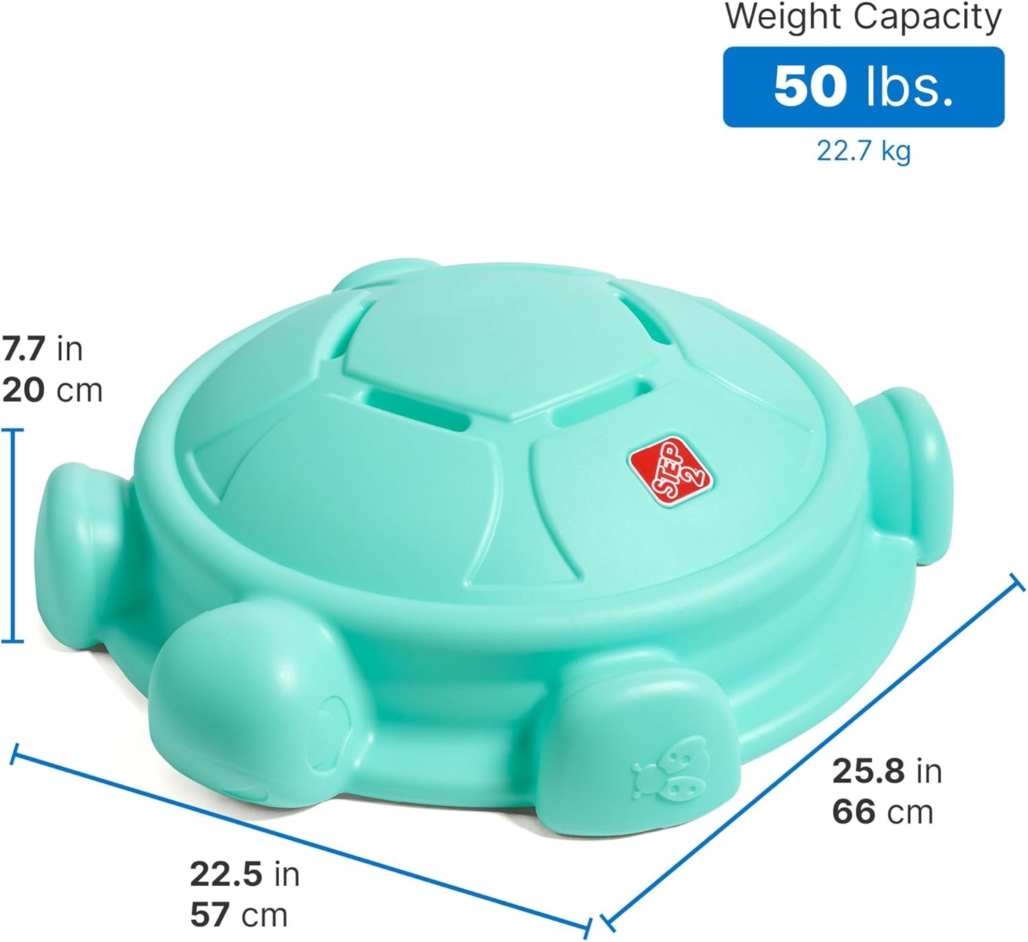 Step2 Topsy Turtle Rocking Disk and Stepping Stone, Balance and Climbing Toy for Kids and Toddlers, Indoor/Outdoor, 18 Months – 3 Years, Mint