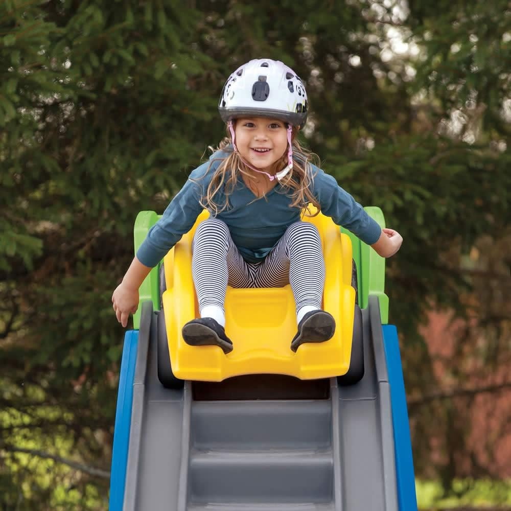 Step2 Extreme Coaster Kids Ride On Toy, Push Car, Indoor/Outdoor Roller Coaster & Playset, Made of Durable Plastic, Max Weight 80 lbs., For Toddlers 3+ Years Old(Coaster)
