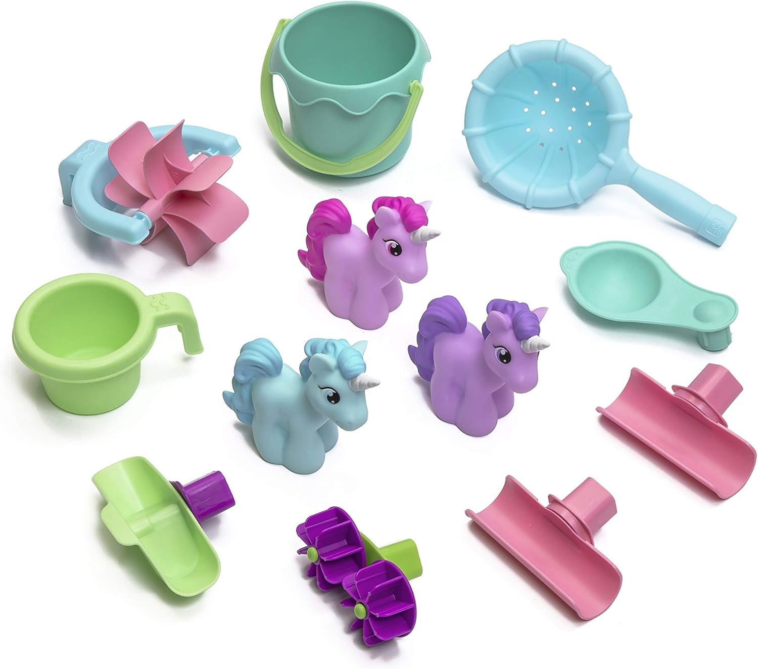 Step2 Tropical Rainforest Water Table for Kids, Toddler Outdoor Sensory Play Table, 13 Accessories, Ages 18 Months+(Rain Showers & Unicorns)