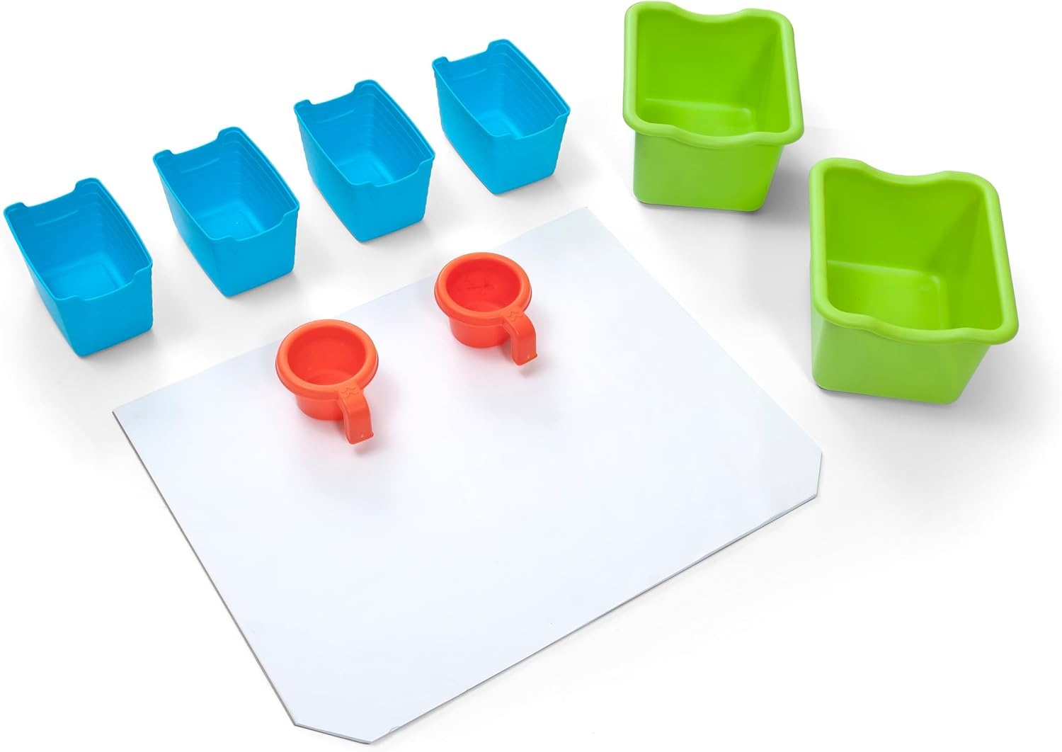 Step2 Jumbo Art Easel, Kids Art Activity Table, Double-Sided Dry Erase and Chalkboard, Storage Bins and Trays, For Toddlers and Preschoolers Ages 3+ Years Old