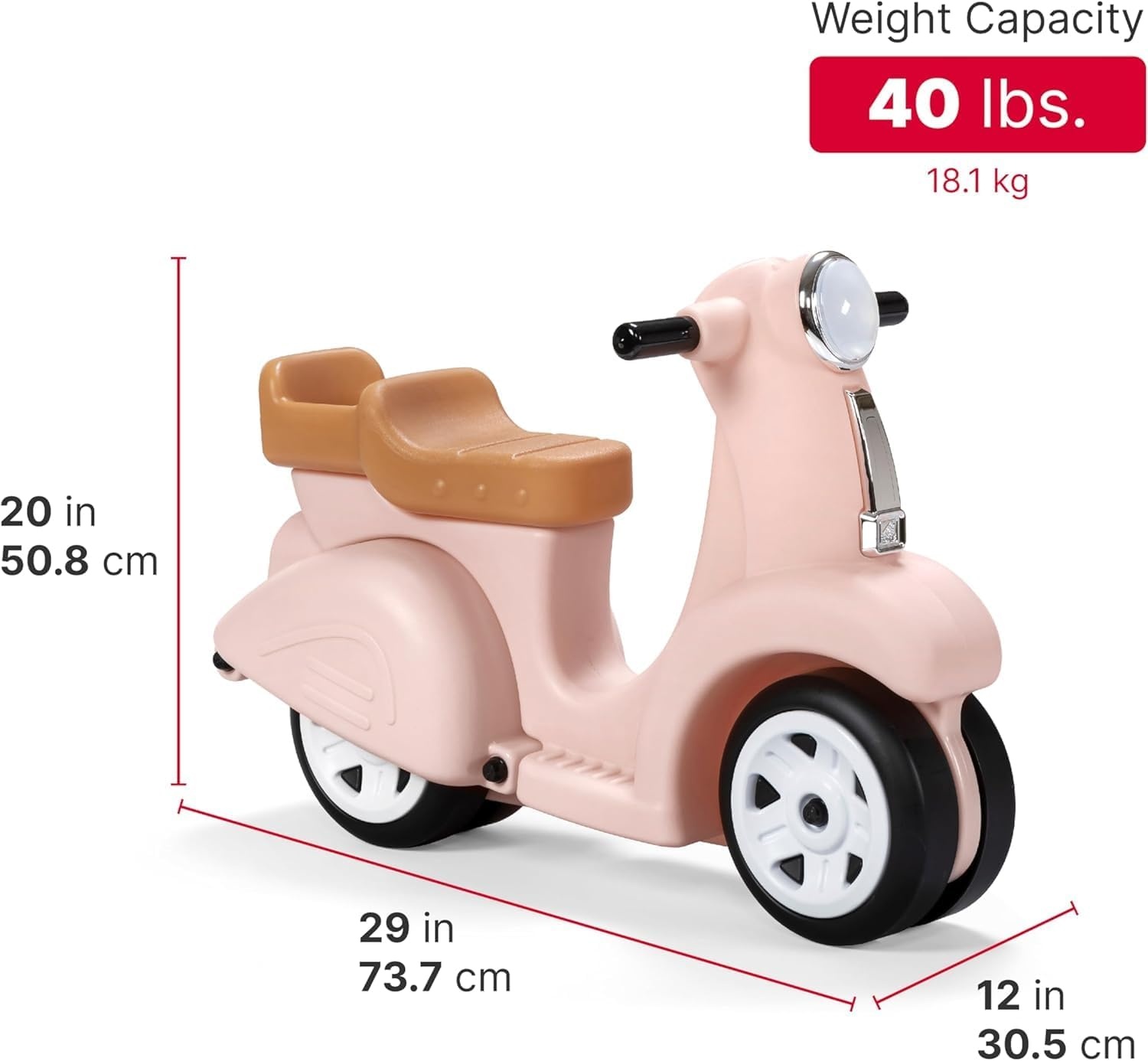 Ride Along Scooter™(Rose Pink)