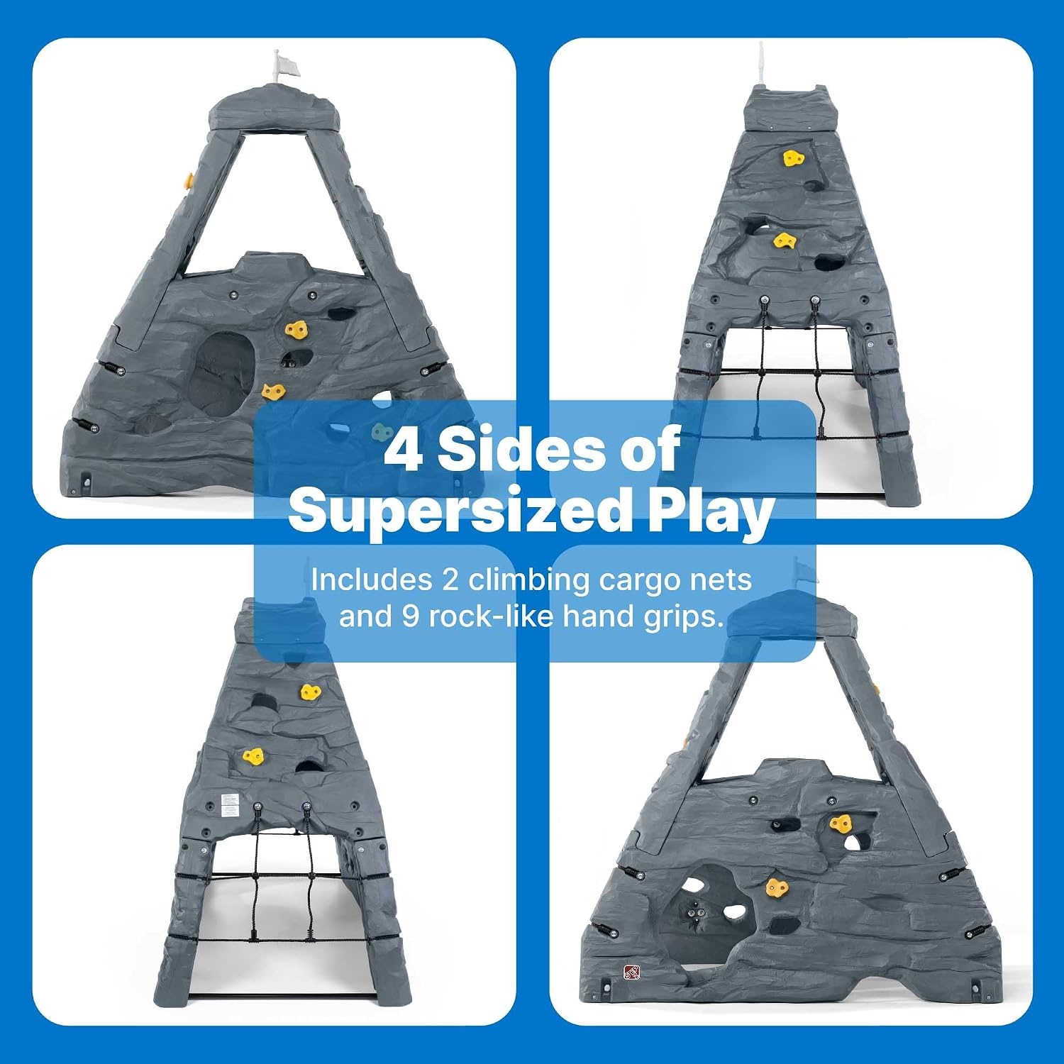 Step2 Skyward Summit for Kids, Climbing Wall Playset for Toddlers, Ages 4 –8 Years Old, Easy to Assemble Kids Outdoor Playground for Backyard(Step2 Skyward)