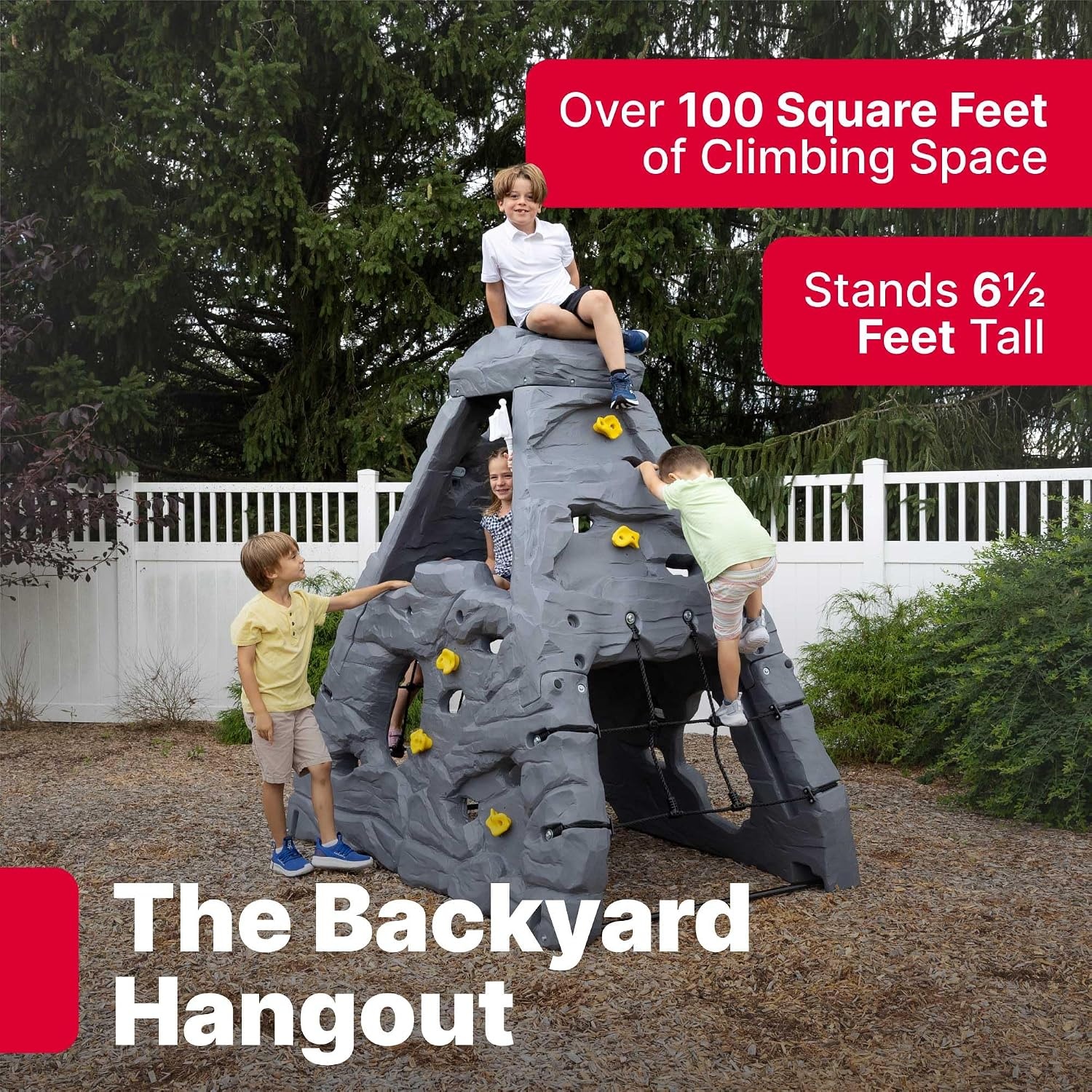 Step2 Skyward Summit for Kids, Climbing Wall Playset for Toddlers, Ages 4 –8 Years Old, Easy to Assemble Kids Outdoor Playground for Backyard(Step2 Skyward)