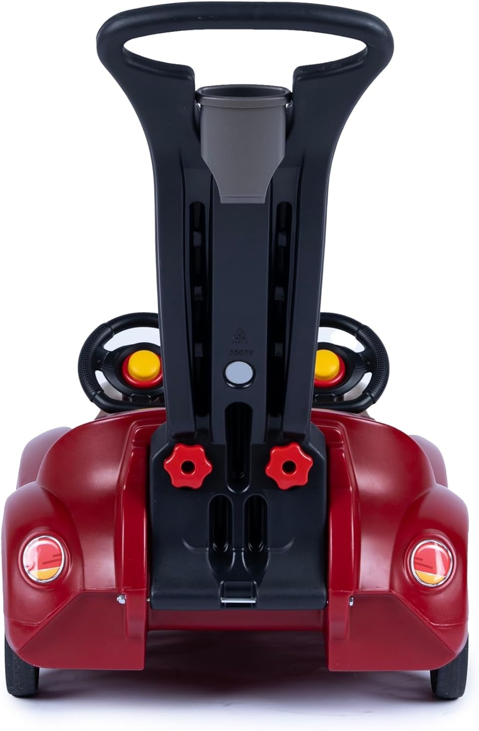 Step2 Side-by-Side Push Around Roadster, Kids Push Car, 2 Seat Ride On Car, Seat Belts & Horn, for Toddlers 1.5-4 Years Old, Red
