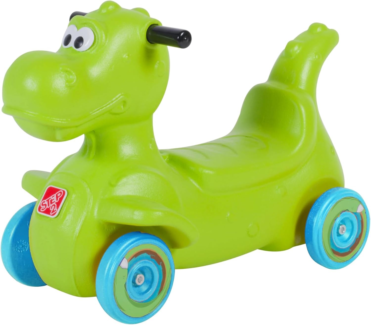 Step2 Unicorn Up & Down Roller Coaster Kids Ride On Toy, Push Car, Indoor/Outdoor Playset, Made of Durable Plastic, Max Weight 50 lbs., For Toddlers 2-5 Years Old, Multicolor(Dino Dash)