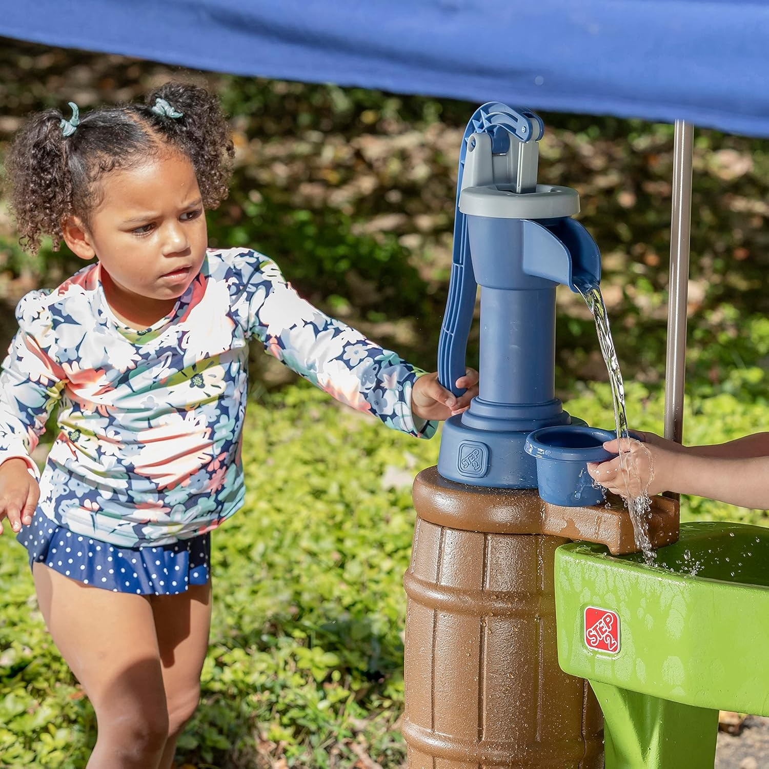 Step2 Pump & Splash Shady Oasis, Tan, Blue